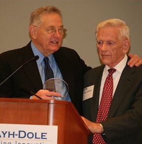 Senator Bayh with Howard Bremer, Dec. 2, 2010.