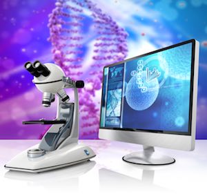 genetics-microscope-computer-research