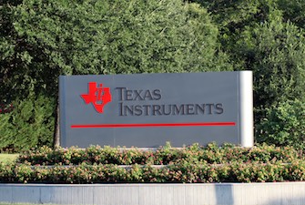 "TI's New Signboard at its Dallas Headquarters" by Texas Instruments. Licensed under CC BY 3.0.