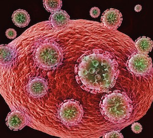 HIV-attacking-cell