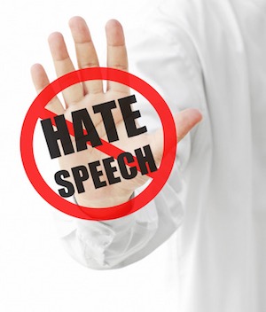 Stop hate speech
