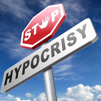 Stop hypocrisy