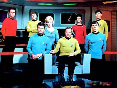 Star Trek crew, original series, season 3. 