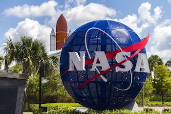 NASA Kennedy Space Center Entrance in Florida