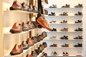 "Shoes on the Shelf at the Shoe Store" by Public Domain. Public domain.