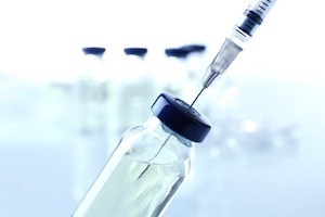 Vaccine needle vial