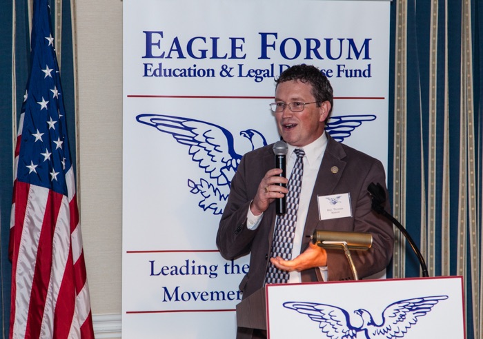 Congressman Thomas Massie (R-KY), himself an inventor with 29 patents, spoke of what patents mean to inventors and debunked the myth that inventors will keep inventing even if no patents are available. 