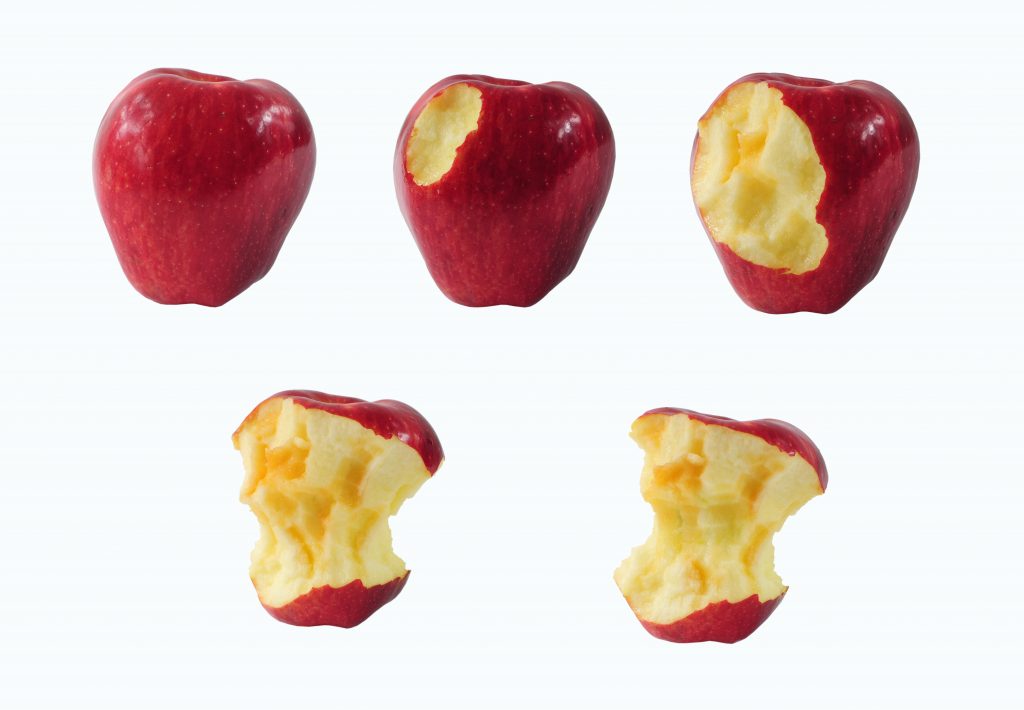 Apple - https://depositphotos.com/19011327/stock-photo-stages-of-eating-an-apple.html