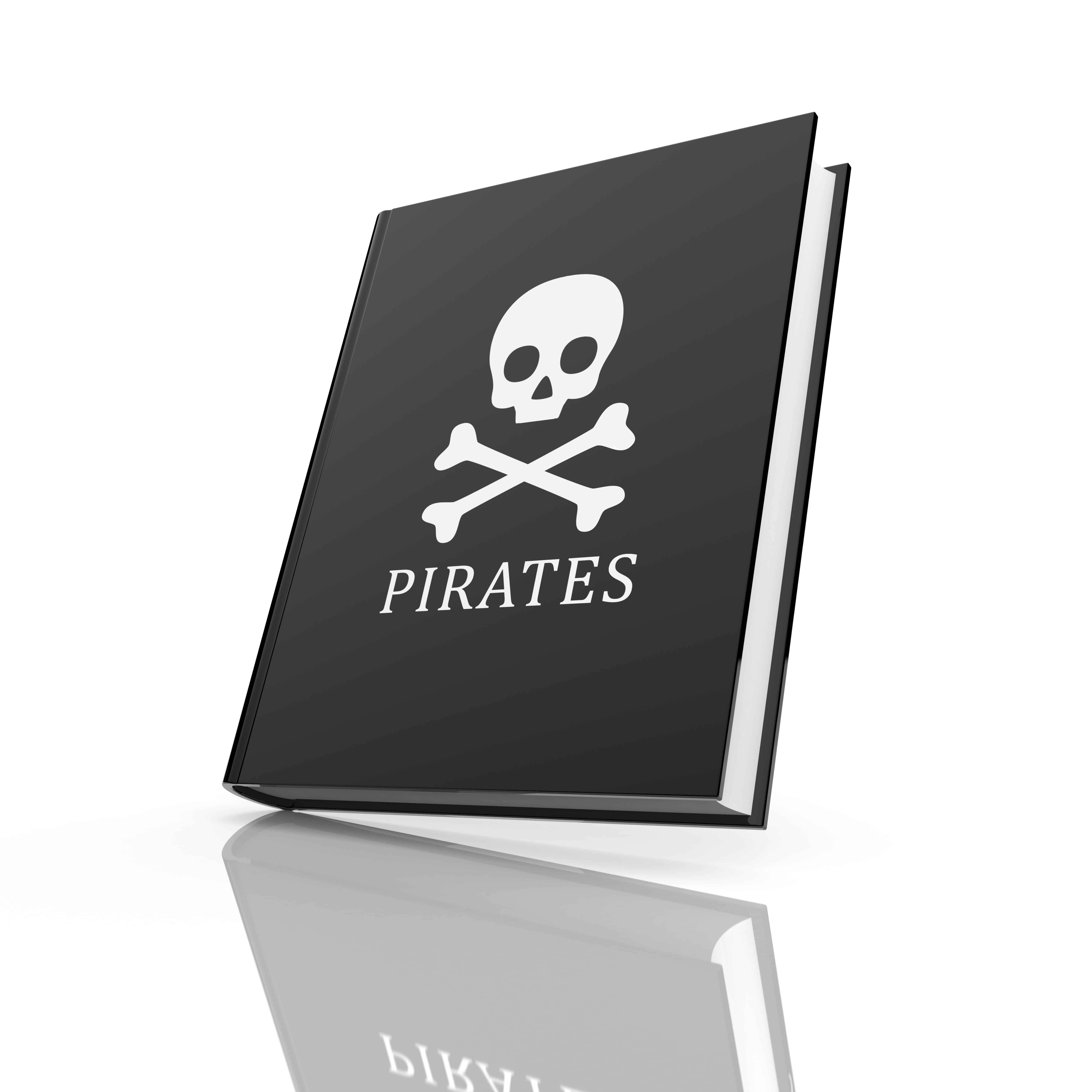 IP piracy - https://depositphotos.com/30014897/stock-photo-book-with-pirates-flag.html
