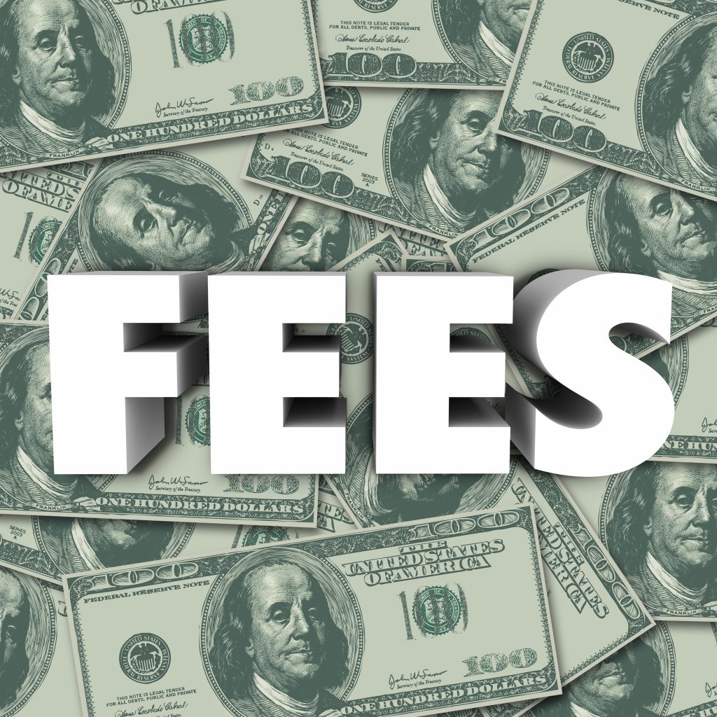 fees - https://depositphotos.com/59573067/stock-photo-fees-word-in-3d-letters.html