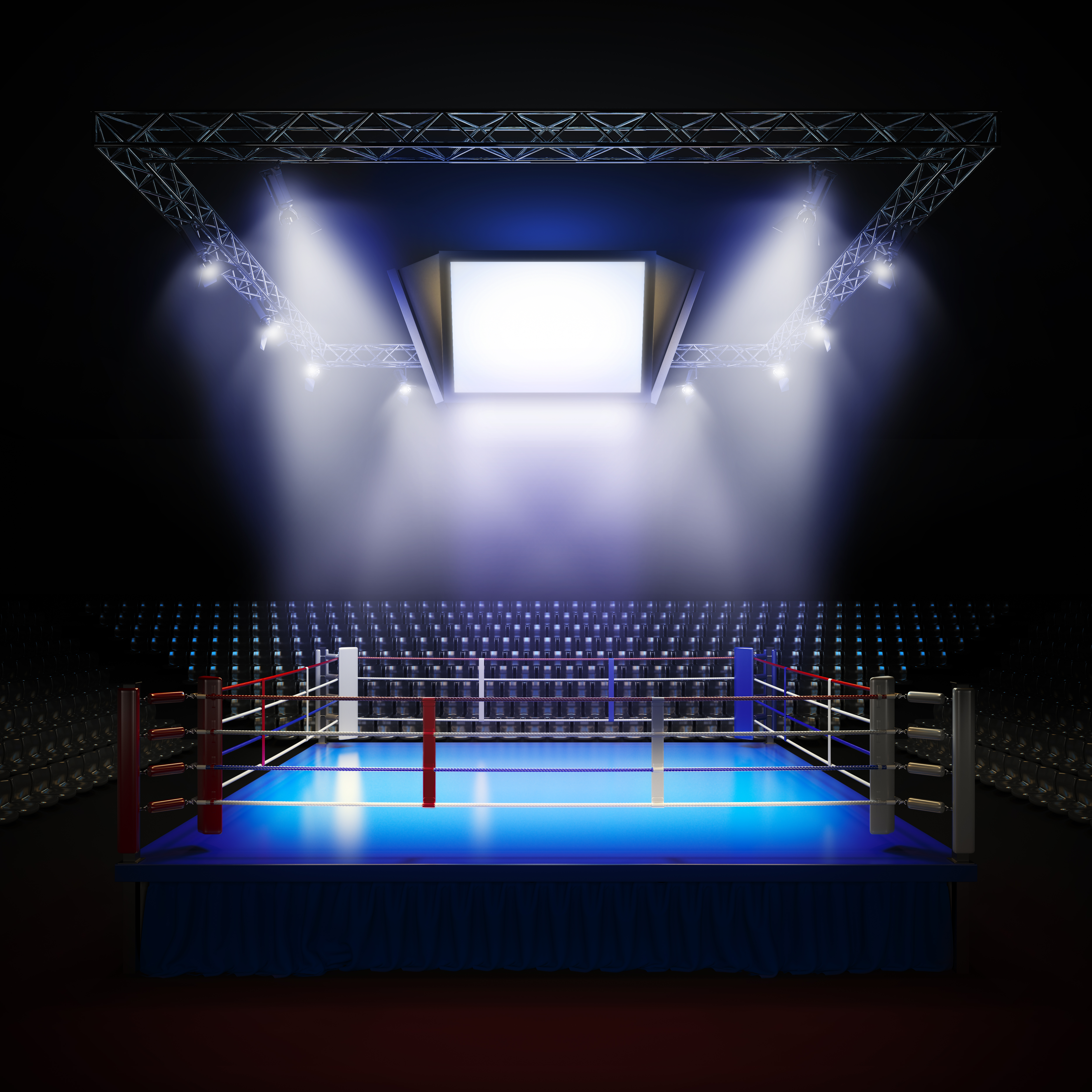 trade secrets fight - https://depositphotos.com/47368773/stock-photo-empty-professional-boxing-ring.html