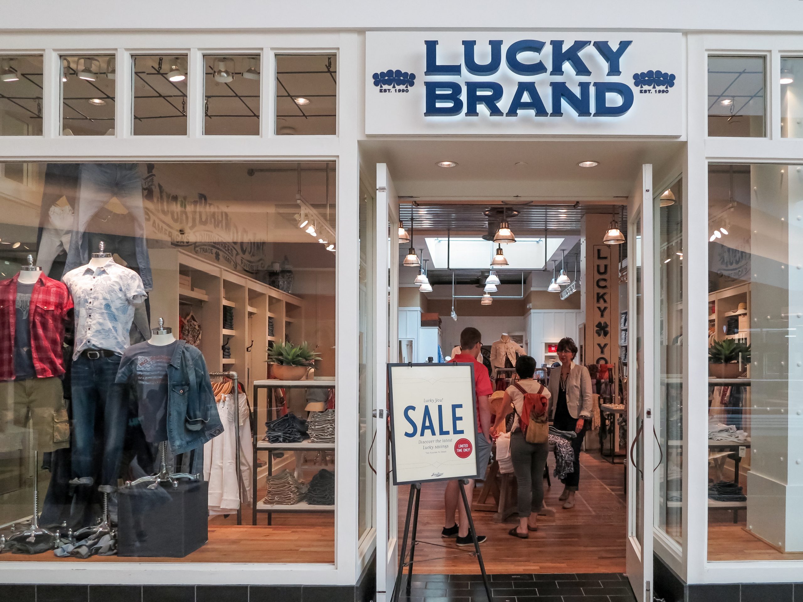 lucky brand in store sale
