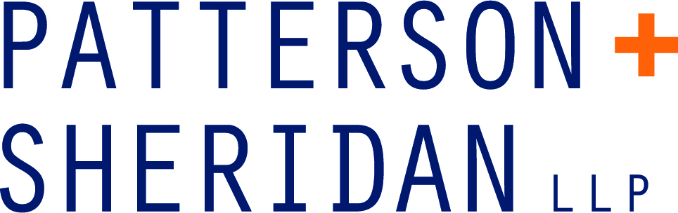 Sponsor logo - Patterson + Sheridan LLP