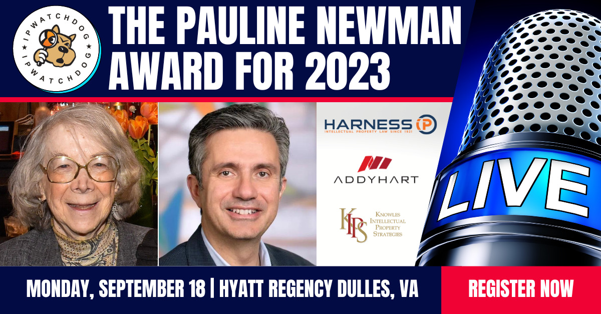 Pauline Newman Award for 2023