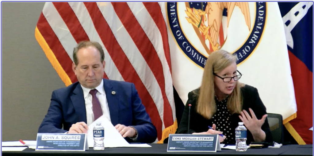 Squires and Stewart Hear Panelist Views on Desired PTAB Changes